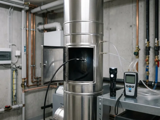Диагностика дымохода перед сезоном в Симферополе